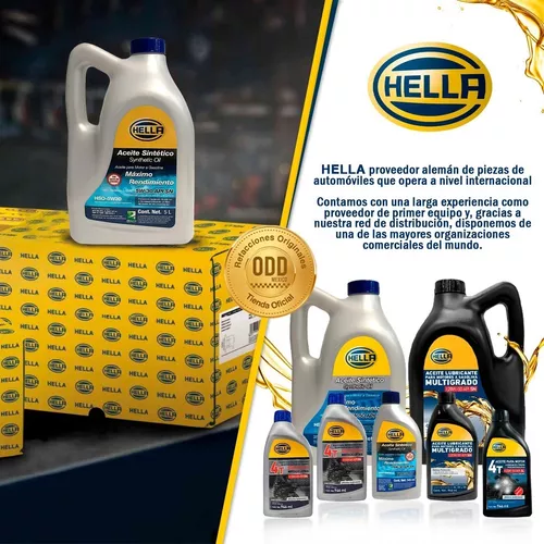 Aceite Moto 10w40 4t Sintetico Hella 1 Lt