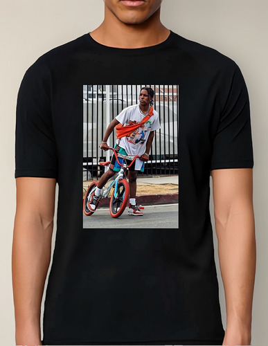 Remera Personalizada Algodón Asap Rocky Rapero Unisex