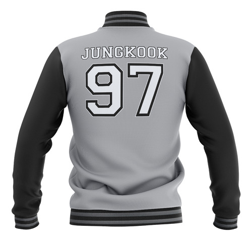 Jaqueta College Blusa Moletom Banda Bts Kpop - Jungkook 97