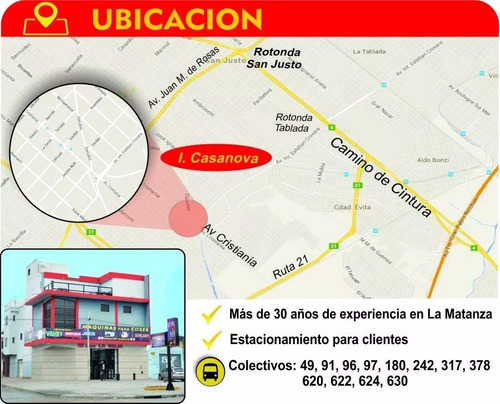 Imagen 5 de 6 de Porta Bobina Maquina Coser Familiar + 3 Carreteles
