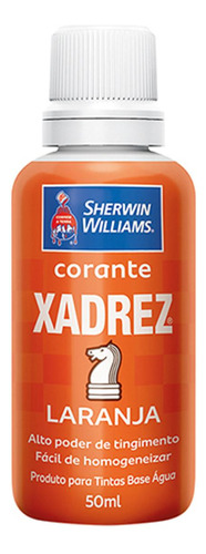 Corante Xadrez 50ml Laranja - Kit C/12 Unidades