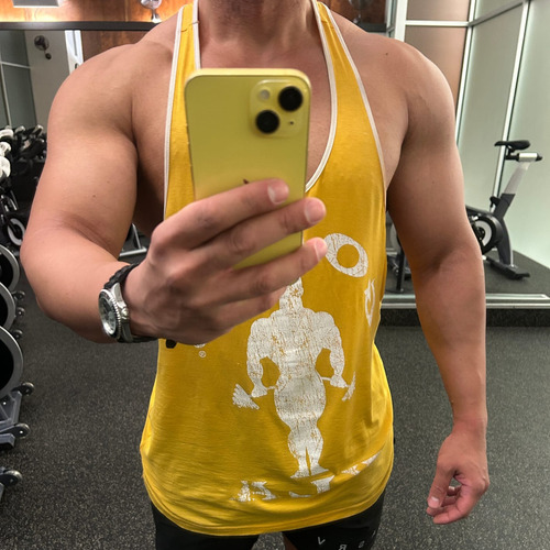 Youngla Original Playera Stringer Golds Gym Gimnasio Gym Fit
