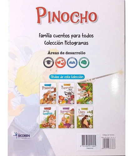 Libro Infantil Con Pictogramas - Pinocho