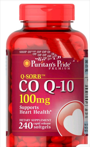 Coenzima Q10 100 Mg 240 Sofgels