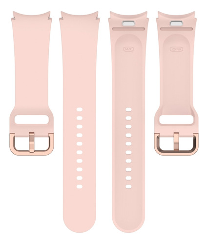 A Correa De Silicona Gris Para Samsung Galaxy Watch 5 40/44