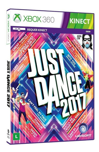 Just Dance 2017 Xbox 360 Jogo Original Lacrado Mídia Física