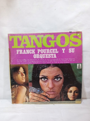 Tangos- Franck Pourcel Y Su Orquesta Disco Lp Vinilo Acetato