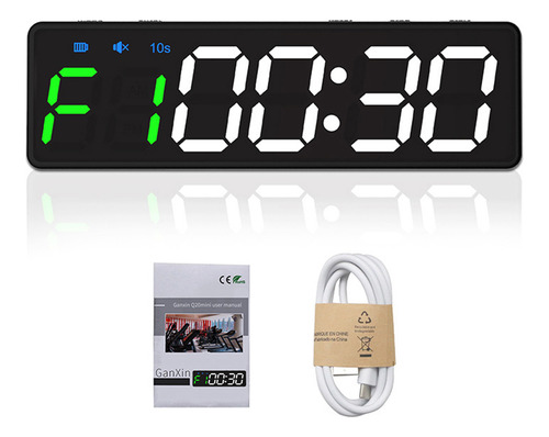 Gym Timer Mini Clock Stopwatch Rechargeable Timer Gym