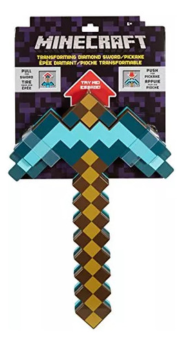 Espada Y Pico Transformables Generales De Minecraft Para