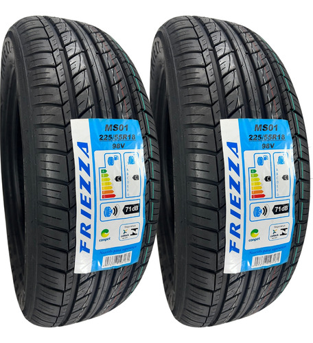 Kit 02 Pneus 225/55r18 98v Friezza Ms01 Aro 18