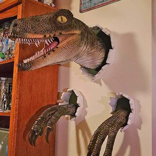 Objeto Decorativo De Dinosaurio Montado En Forma De Escultur