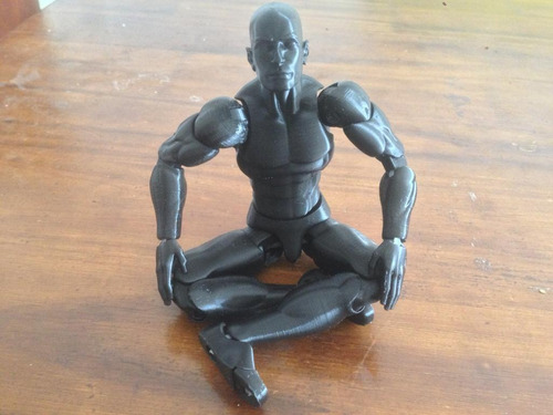 Imagen 5 de 10 de Maniquí Muñeco Articulado 24cm Para Dibujo Y Animación 3d