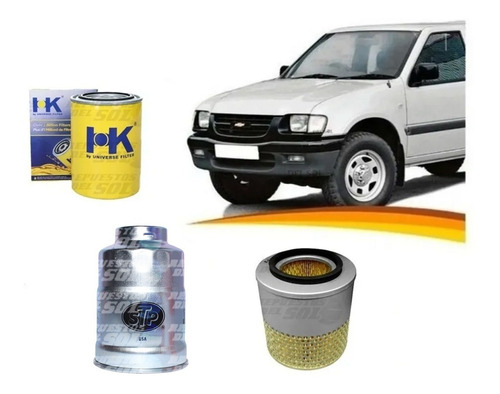 Kit Filtros Chevrolet Luv 2.8 2000 2005 Aire Aceite Petroleo