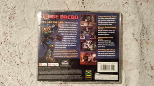 Ps1 Jugde Dredd (no Castlevania,silent, Resident,crash) (Usado)
