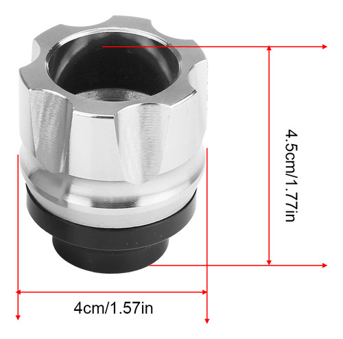 Protector De Horquilla Delantera De Motocicleta Plateado, 2