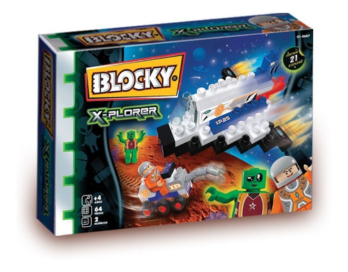 Blocky X-plorer Misión A Marte 64 Pzs Casa Valente