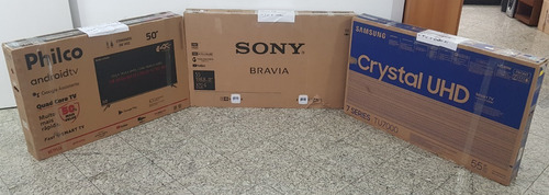 3 Smart Tvs Led4k C/avarias/sony55 -samsung55 -philco50