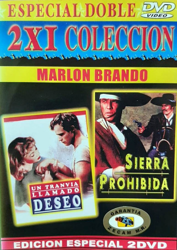 Marlon Brando 2x1 Colección Especial Doble Dvd