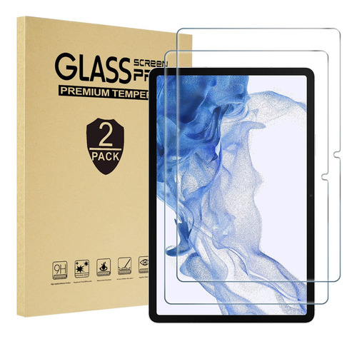 2 Micas Para Samsung Galaxy Tab S7+ / S8+ / S7 Fe / S7 Lite