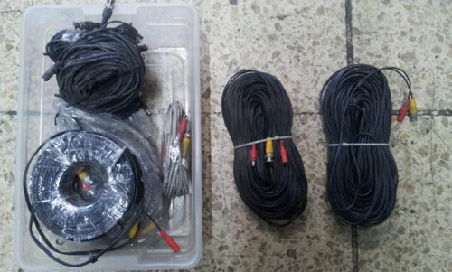 Imagen 5 de 6 de Cables Nuevos Y Usados Para Camaras De Vigilancia Bnc Y Adap