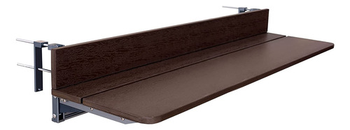  Mesa Colgante Plegable Para Balcon 120x27cm- Marron