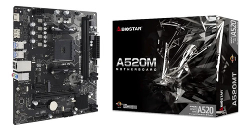 Placa Base Biostar A520ms Ram Ddr4 4400(oc) Mhz M.2