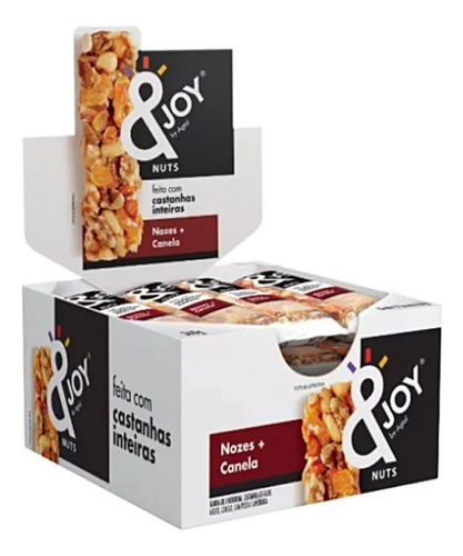 12 Barra Mixed Nuts Nozes E Canela Enjoy 30g