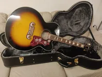 Comprar Guitarra Electroacústica Epiphone Gibson J200 Nueva Amarillo Diestro Ébano