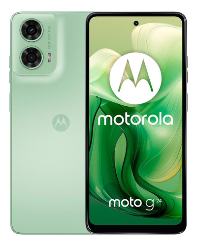 Motorola Moto G24 128gb 4gb Ram 4glte Verde Telefono Barato Nuevo Y Sellado