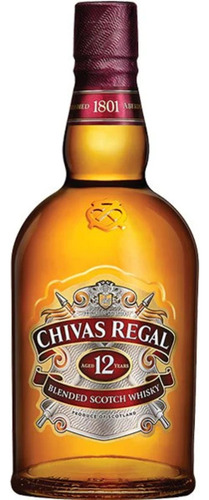 Whisky Chivas Regal 12 Años 750 Ml C/p