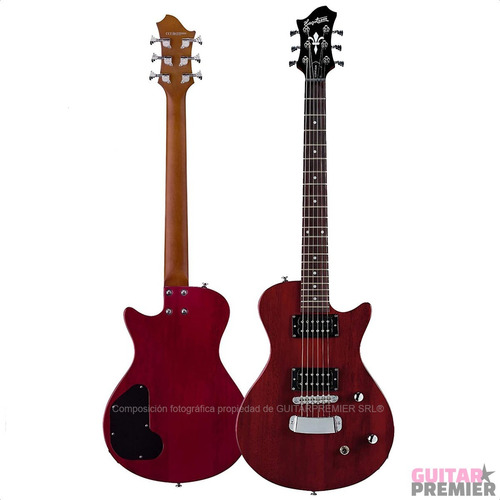 Imagen 1 de 10 de Guitarra Electrica Hagstrom Ultra Swede Cherry Esn Les Paul