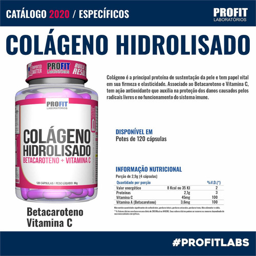 Kit 3x Colágeno Hidrolisado Collagen (360 Cáps)