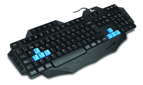 Xtech Teclado Gamer Usb Negro Xtk-500s Epañol Puebla