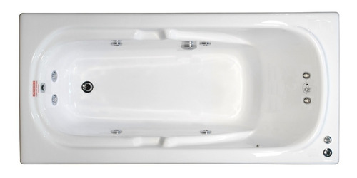 Jacuzzi Hidromasaje Bañera 6 Jets 170x82 Cm Acrilico Premium