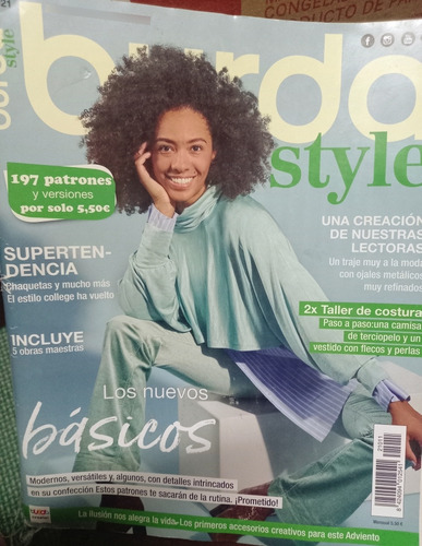 Burda Style Revista De Noviembre 2021, 66 Paginas