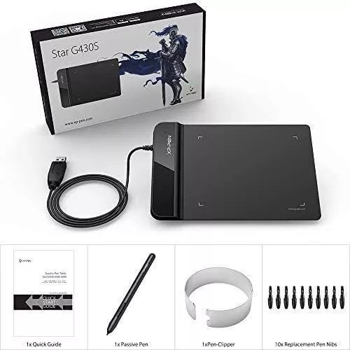Tableta digitalizadora XP-Pen Star G430S black