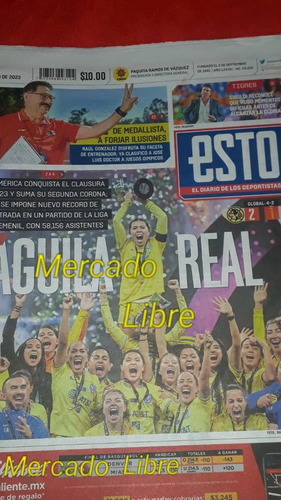 Periódico Esto  América Femenil Campeón Vs Pachuca  