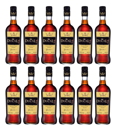Pack De 12 Brandy Ducal 7 Solera Gascón 700 Ml