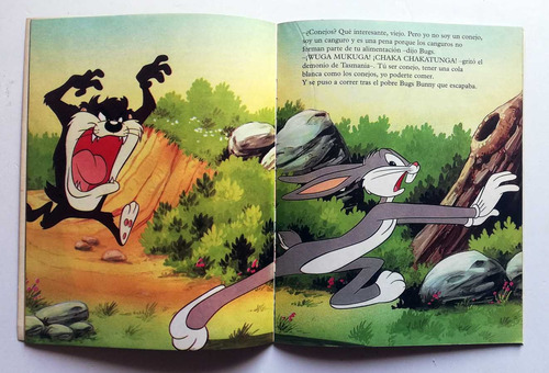 Lote 2 Libritos Looney Tunes - Bugs Bunny Demonio Tasmania (Usado)
