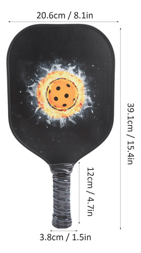 Raquete Pickleball Professional Paddle Fiberglass Pp Para