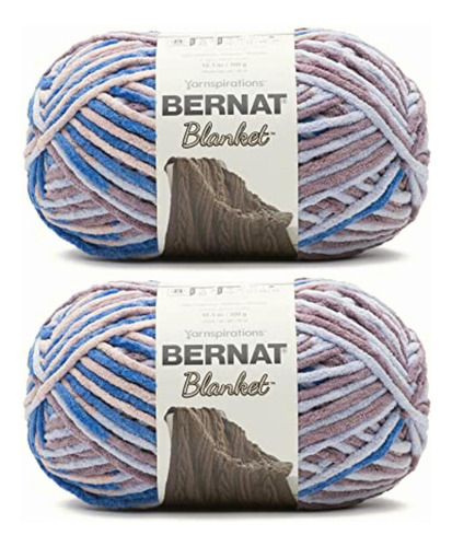 Bernat Blanket Dappled Shadows Yarn Paquete De 2 300 G/10.5