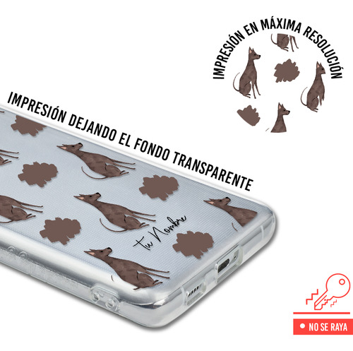 Funda Para Motorola Para Mujer Perrito Xolo Manchas Nombre