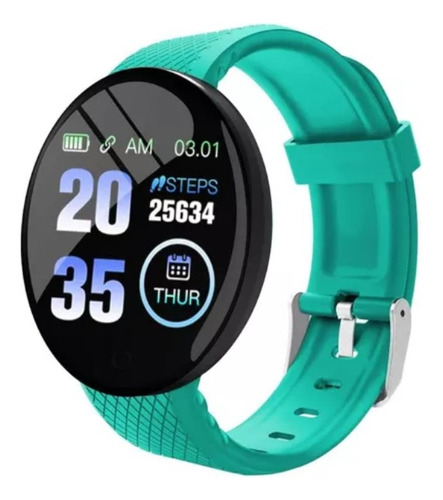 Reloj Inteligente D18 Smartwatch Circular Fitness Soto