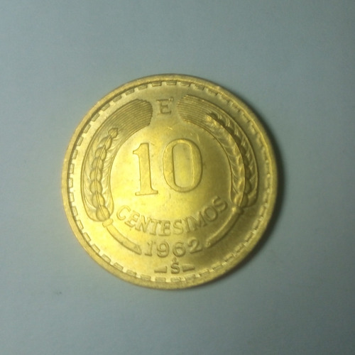 Moneda 10 Centésimos 1962 Pack 10 Unidades.