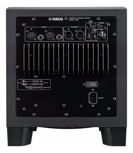 Yamaha Oficial Hs8s Monitor Subwoofer Para Estudio 150 Watts