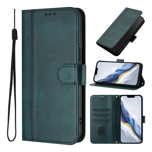 Funda De Piel Tipo Cartera Con Ranura Para Tarjetas Huawei Mate 70 Pro Plus
