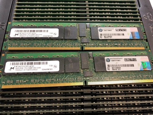 Imagem 1 de 10 de Kit Memoria Ecc Reg 32gb 4x8g Pc2-5300p Hp Proliant Ml150 G5