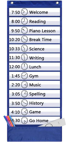 Gráficos De Bolsillo De Horario Diario, Gráfico De Ho...