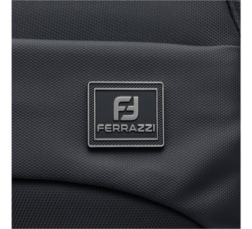 Mochila Executiva Reforçada Grande Notebook Trabalho Cor Preto Desenho Do Tecido Liso