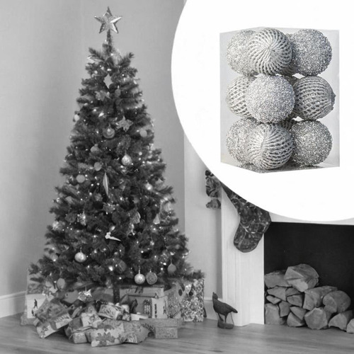 Esferas Navideñas Decorativas, 12 Piezas
